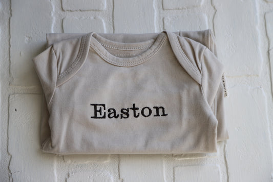 Personalized Knotted Gown - 0-3 Months OAT