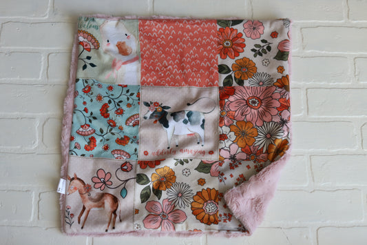 Retro Farm Quilt Lovey