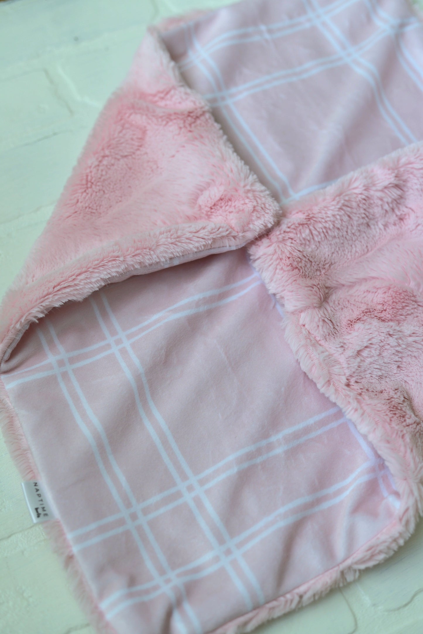 Baby Pink Plaid Lovey