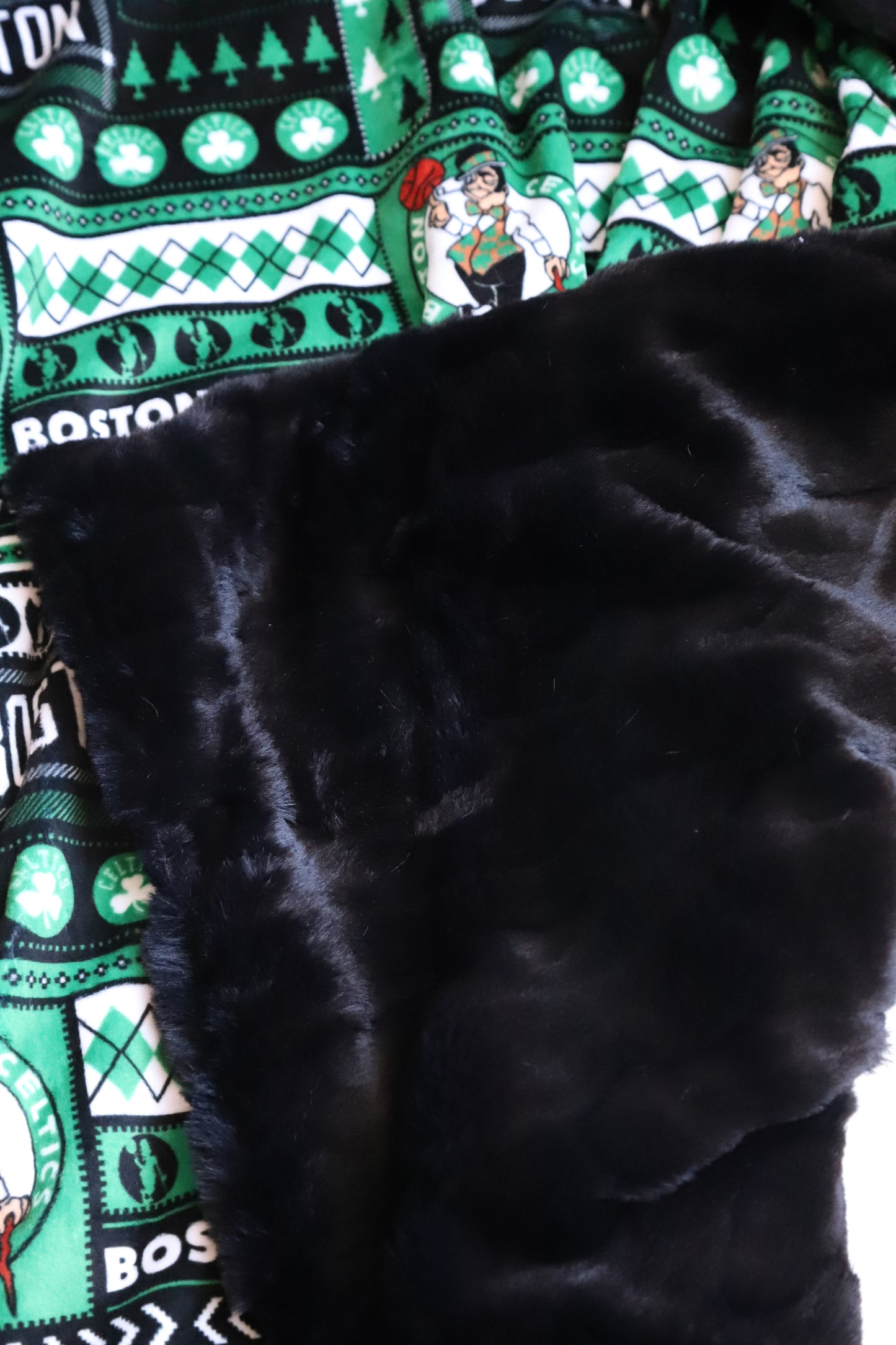 Boston Celtics XL Lovey Blanket (larger size)