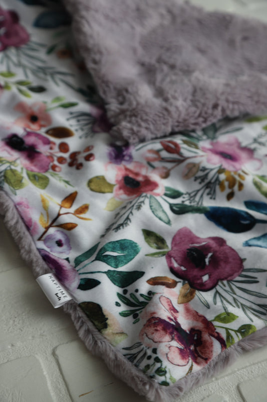Purple Meadow Floral Lovey