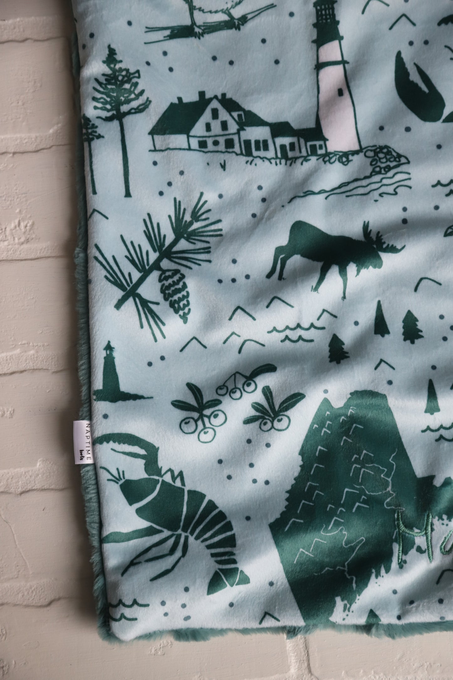 Maine Adventure Lovey Blanket