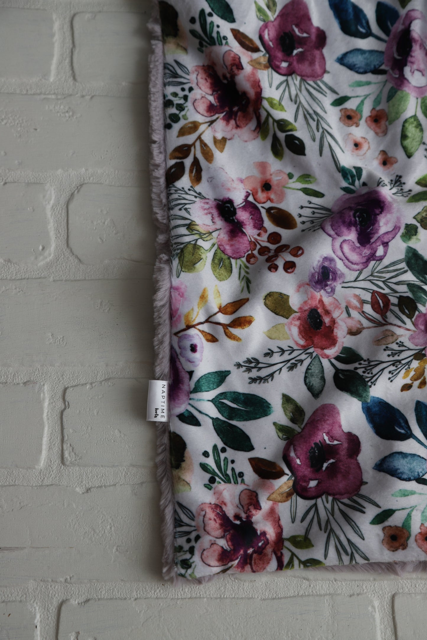 Purple Meadow Floral Lovey