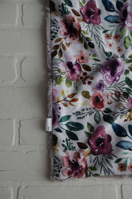 Purple Meadow Floral Lovey