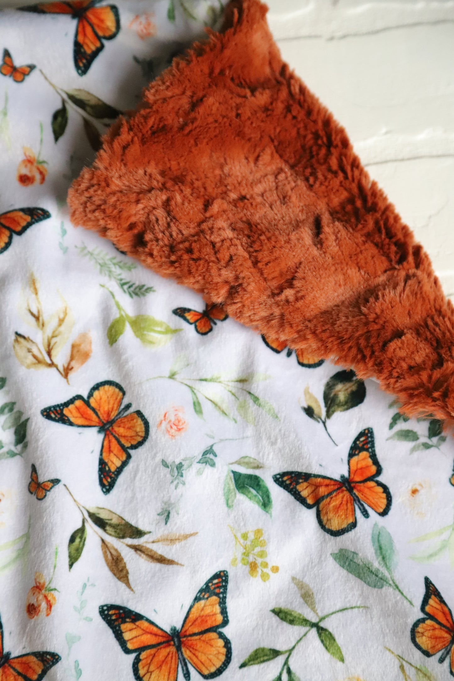 Monarch Butterfly Lovey Blanket