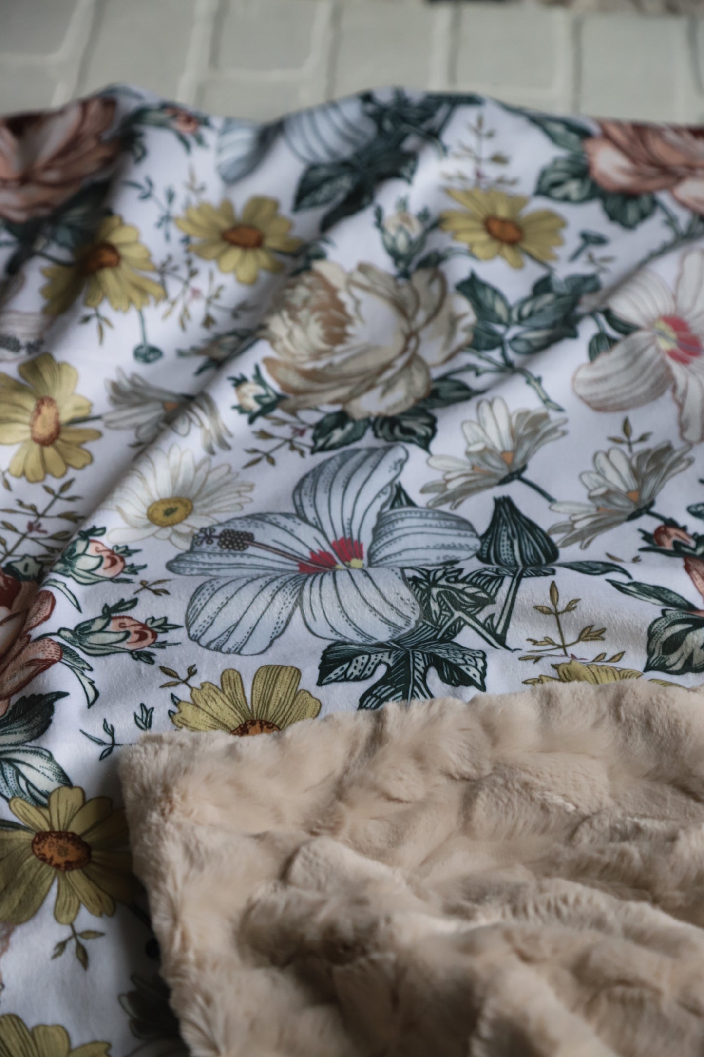 Camilla Floral XL Lovey Blanket (larger size)