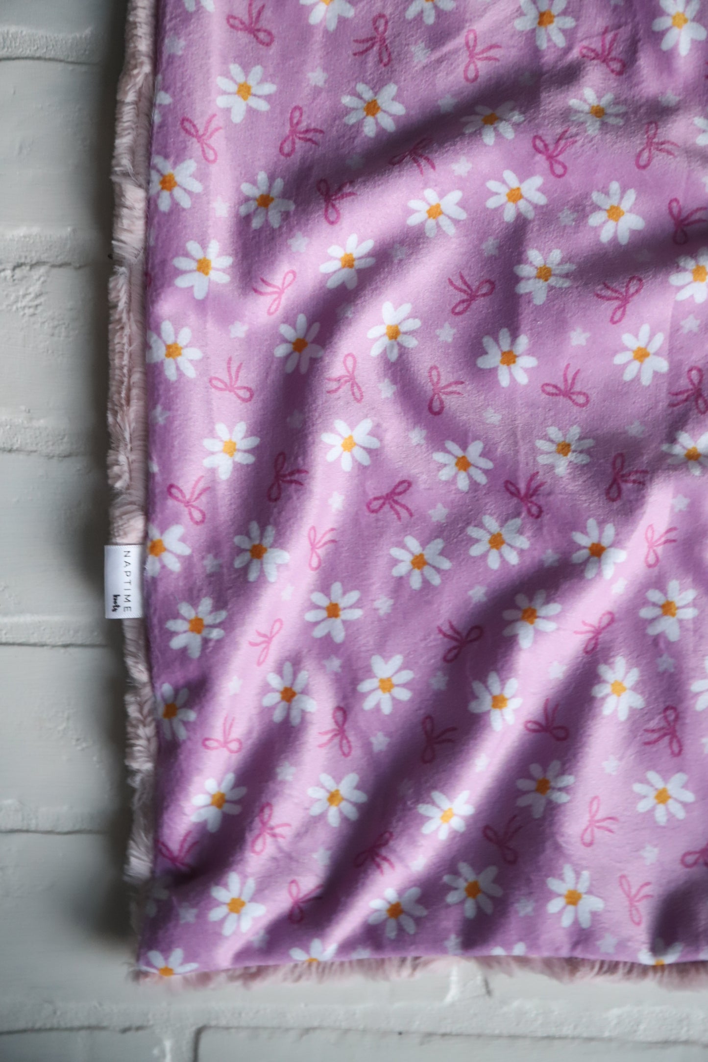 Purple Dasies Lovey Blanket