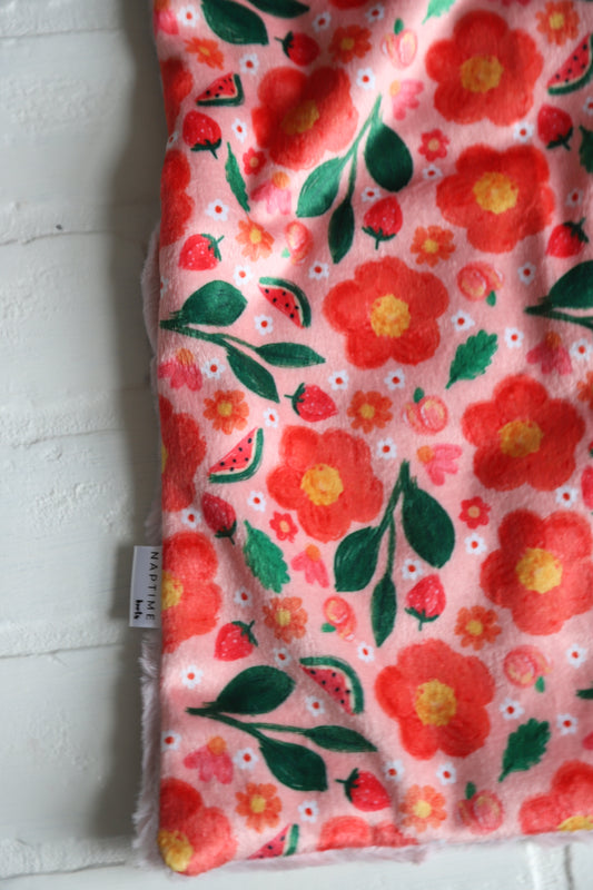 Pink Fruity Floral Lovey