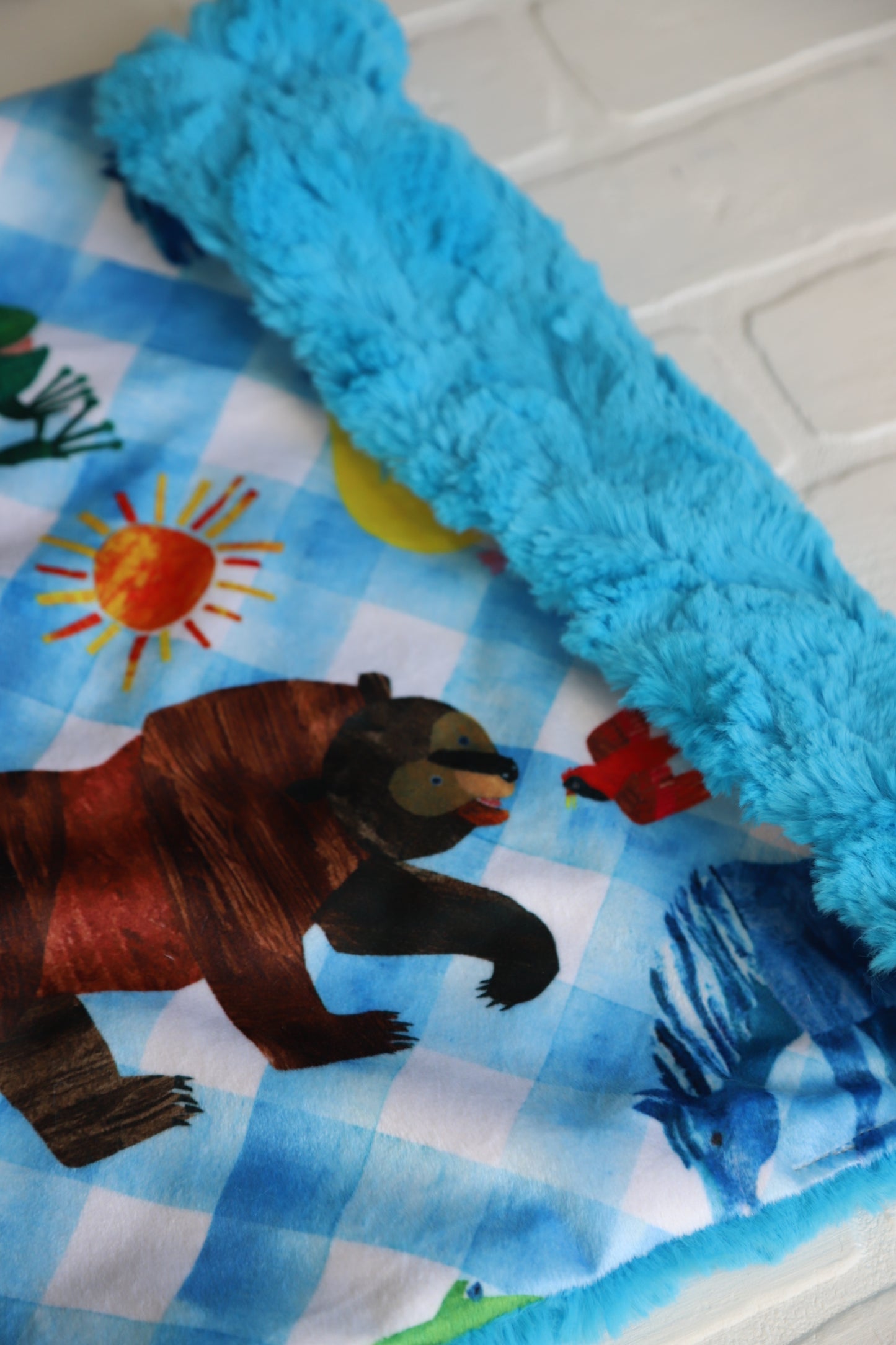 Brown Bear Lovey Blanket