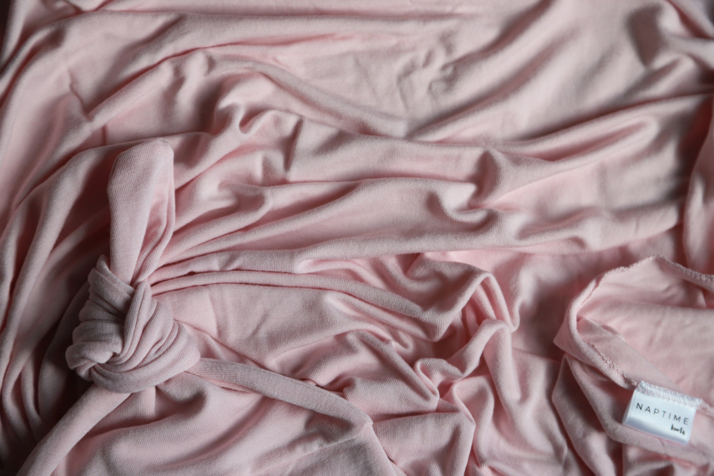 Baby Pink Bamboo Hat/Swaddle Set