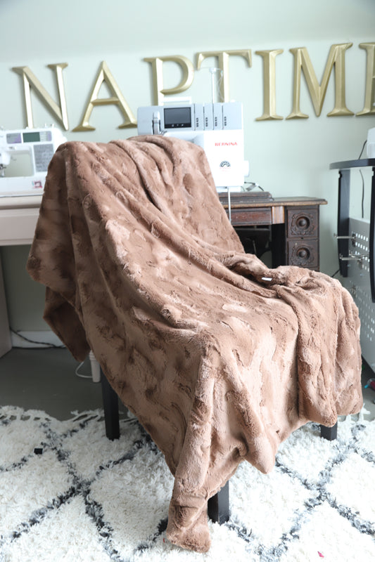 Adult Double Sided Minky Blankets