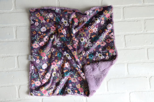 Purple Meadow Floral Lovey