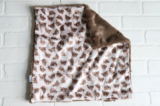 Teddy Bear Lovey Blanket