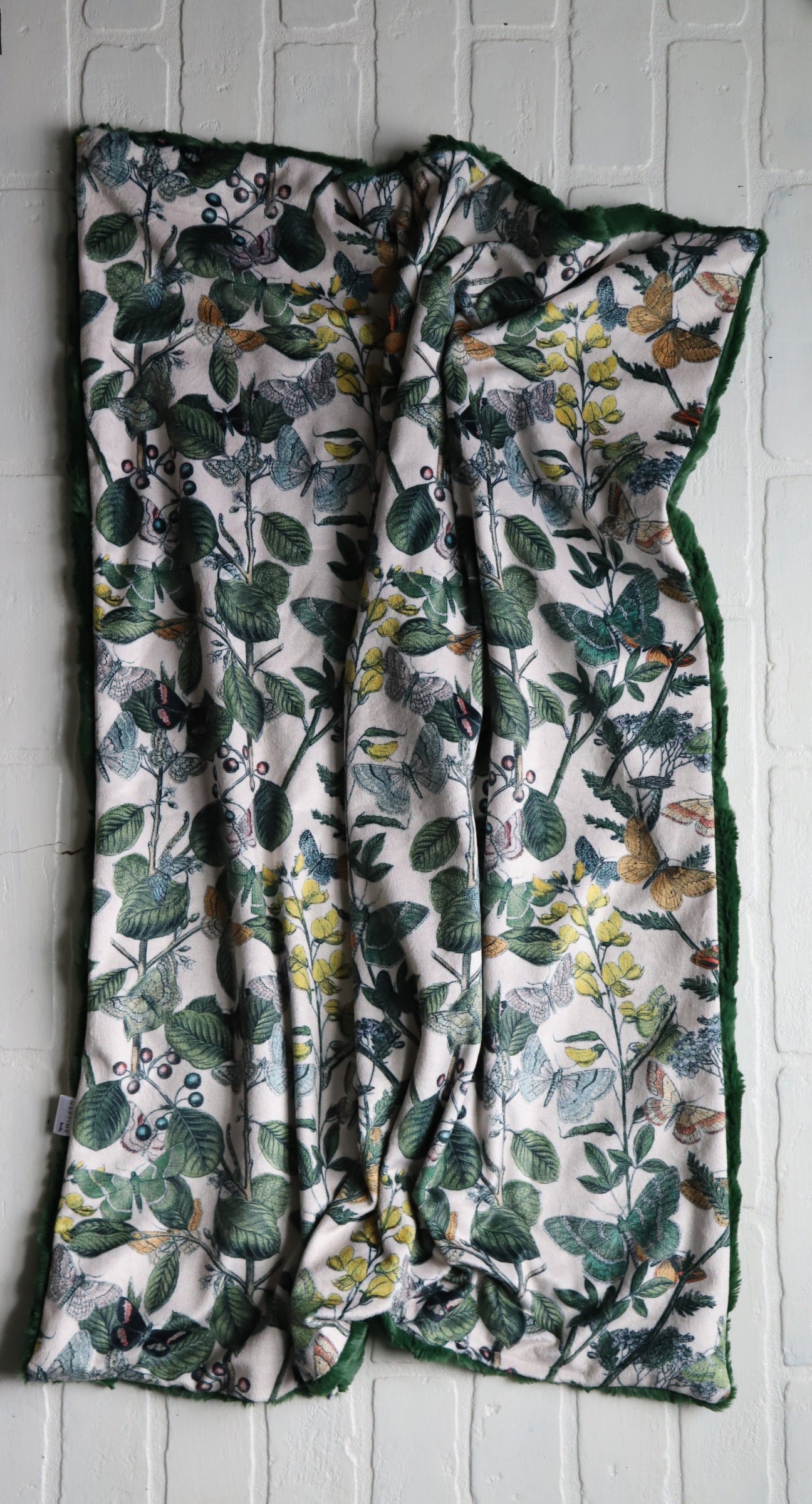Autumn in the Butterfly Garden XL Lovey Blanket (larger size)