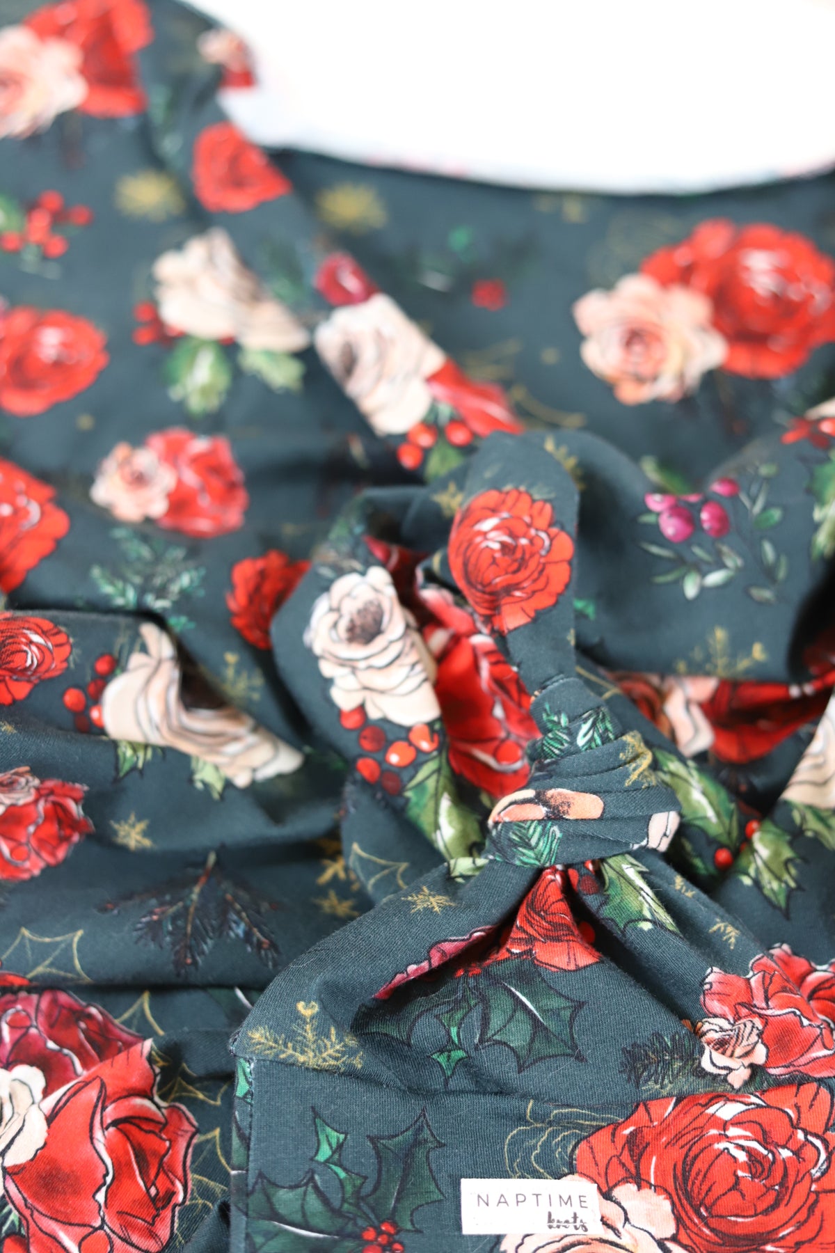 Holly Floral Hat/Swaddle Set