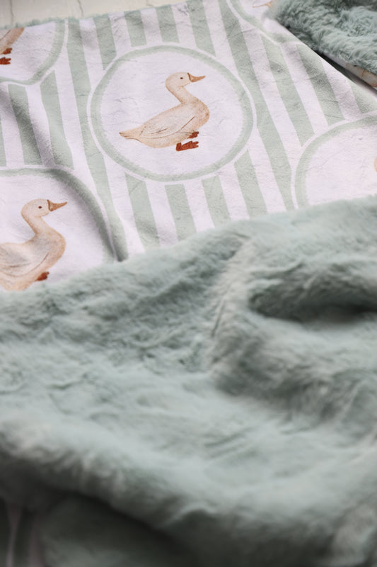 Goose Stripe XL Lovey Blanket (larger size)