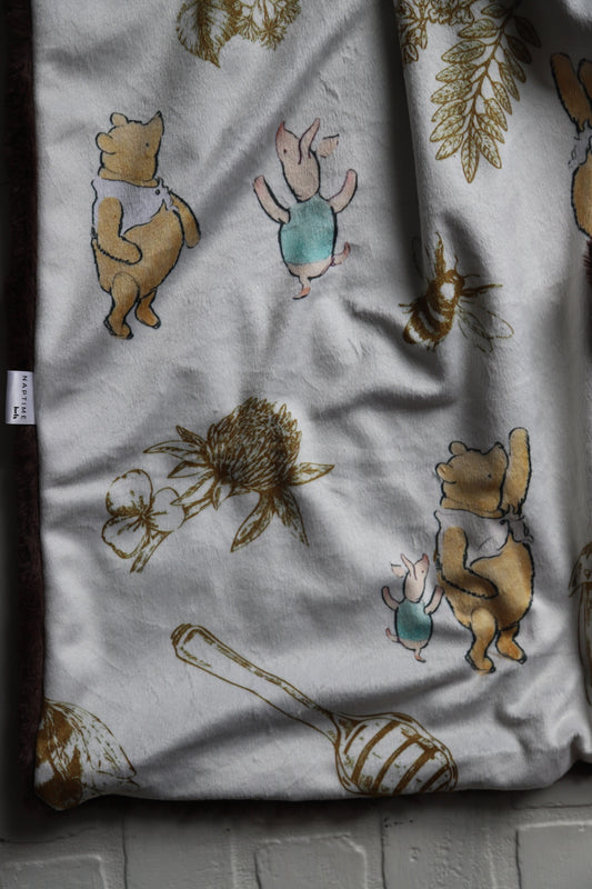 Pooh Bear Honey XL Lovey Blanket (larger size)