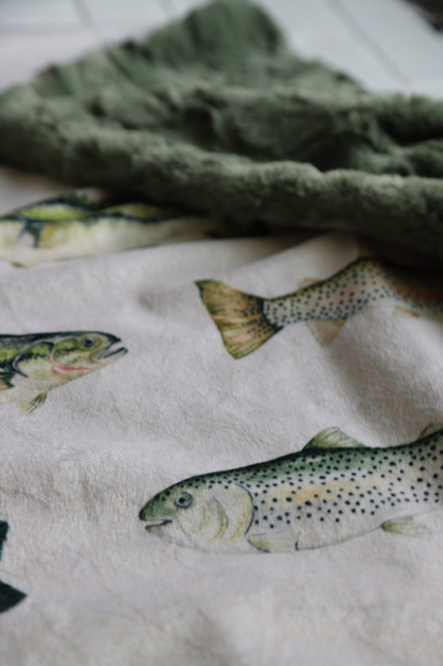 Fish XL Lovey Blanket (larger size)
