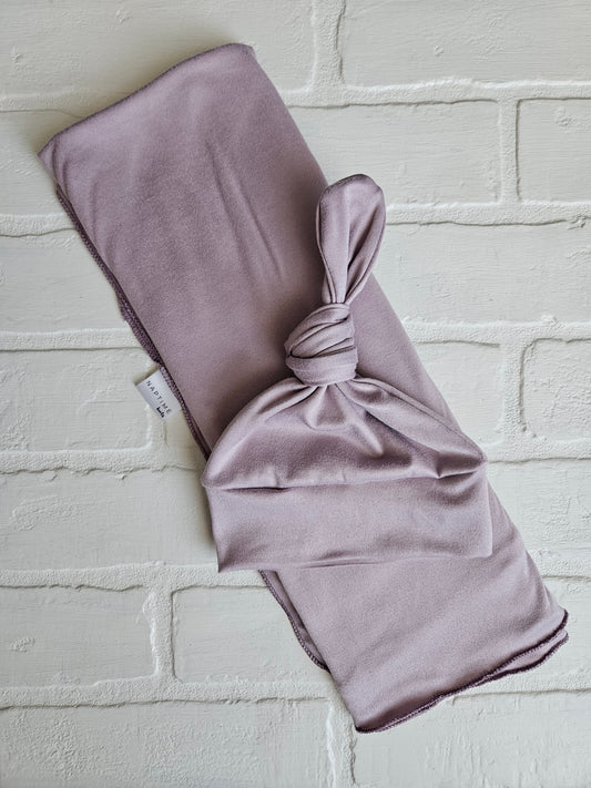 Lavender Swaddle and Newborn Hat