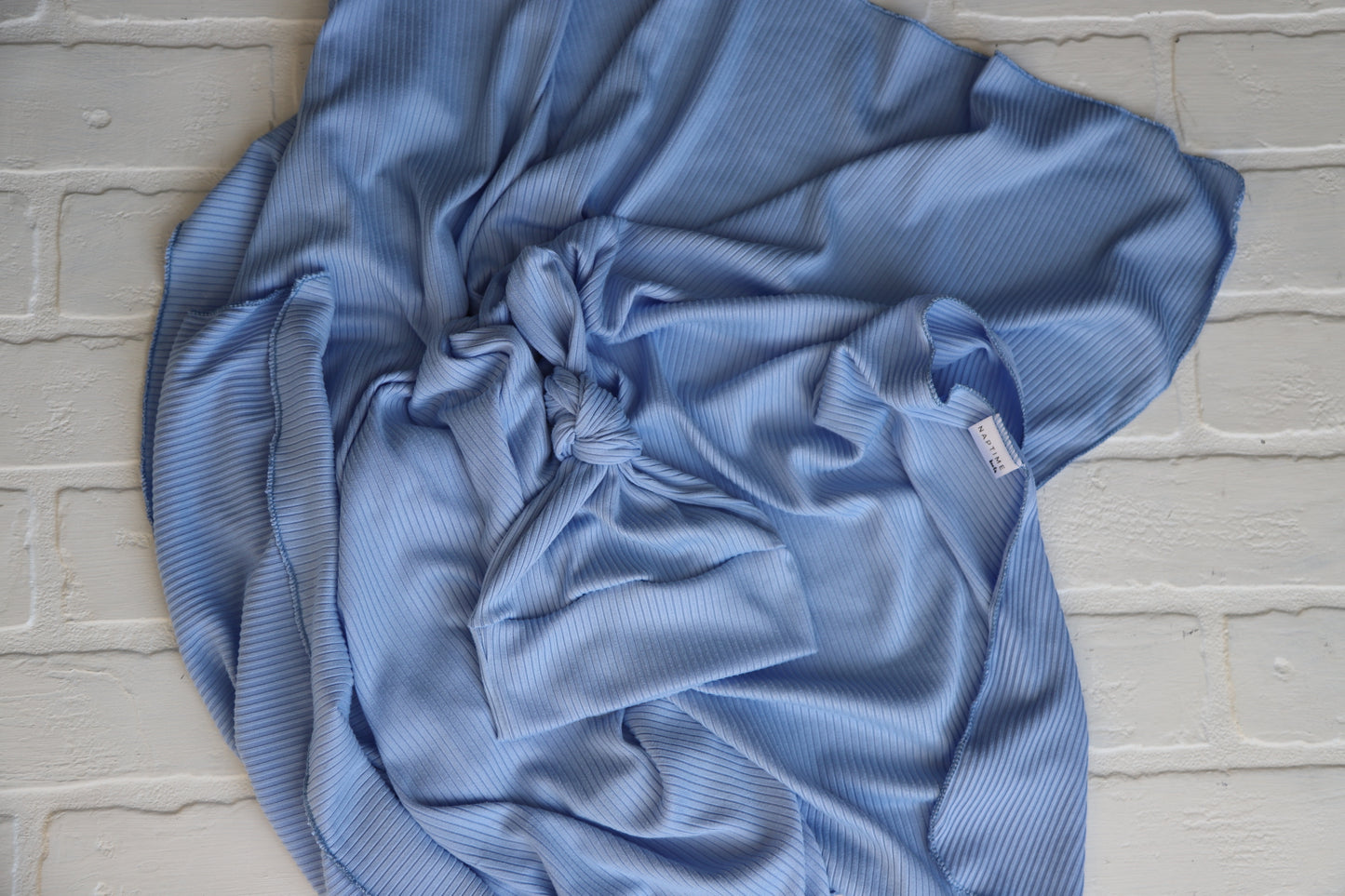 Malibu Ribbed Hat/Swaddle Set