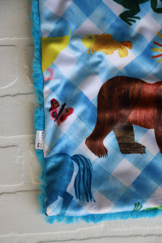 Brown Bear Lovey Blanket