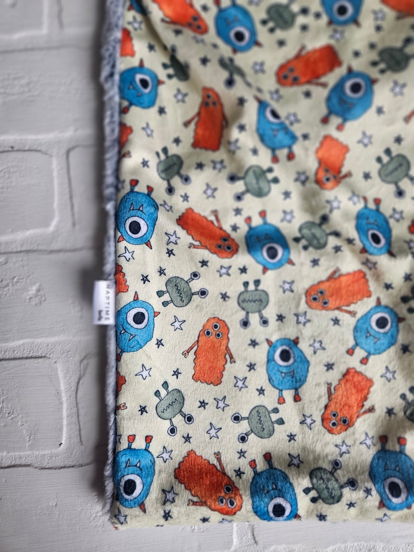 Monsters Lovey Blanket