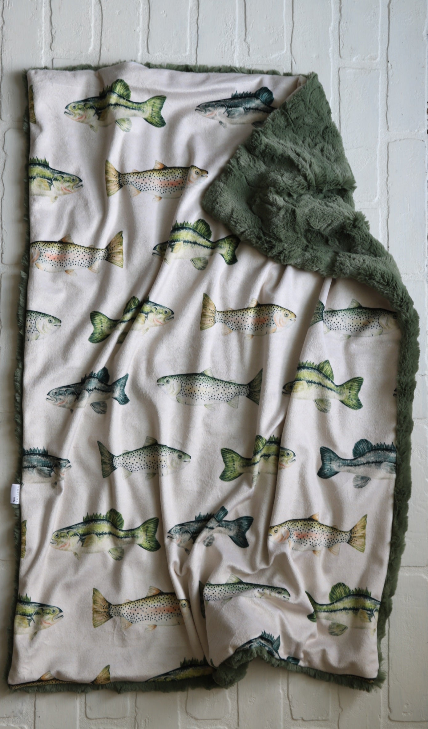 Fish XL Lovey Blanket (larger size)
