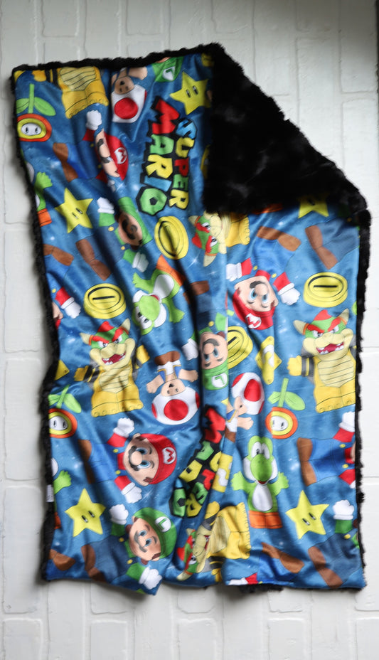 Super Mario Little People XL Lovey Blanket (larger size)