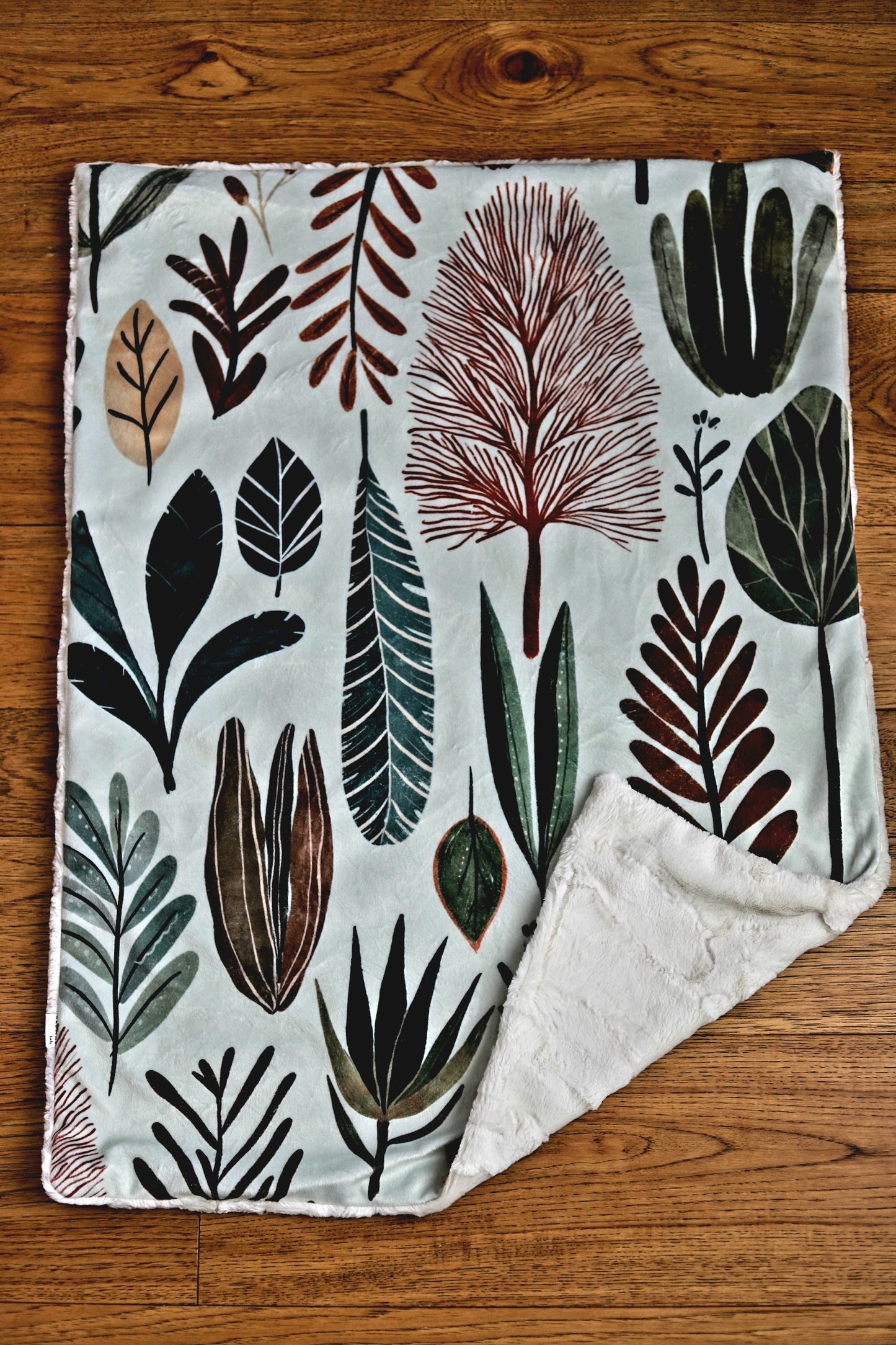 Zen Boho Plants XL Lovey Blanket (larger size)