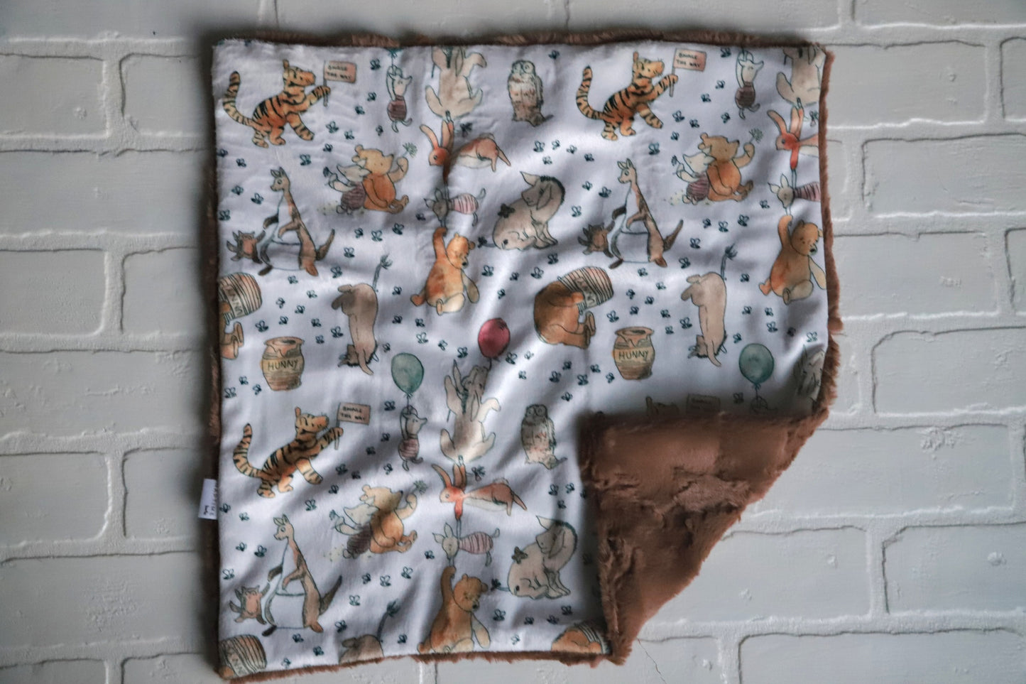 Classic Pooh & Friends Lovey Blanket