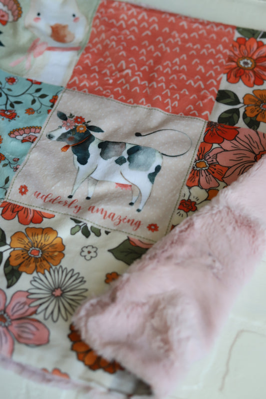 Retro Farm Quilt Lovey