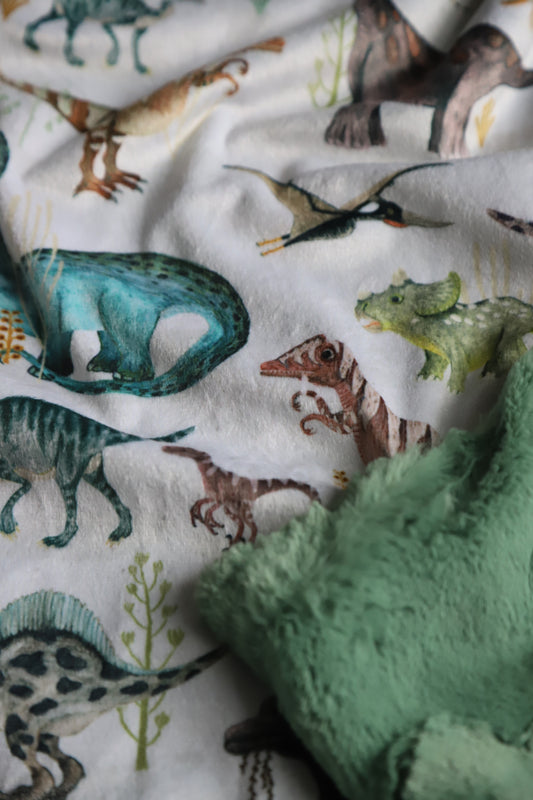 Dinosaur XL Lovey Blanket (larger size)
