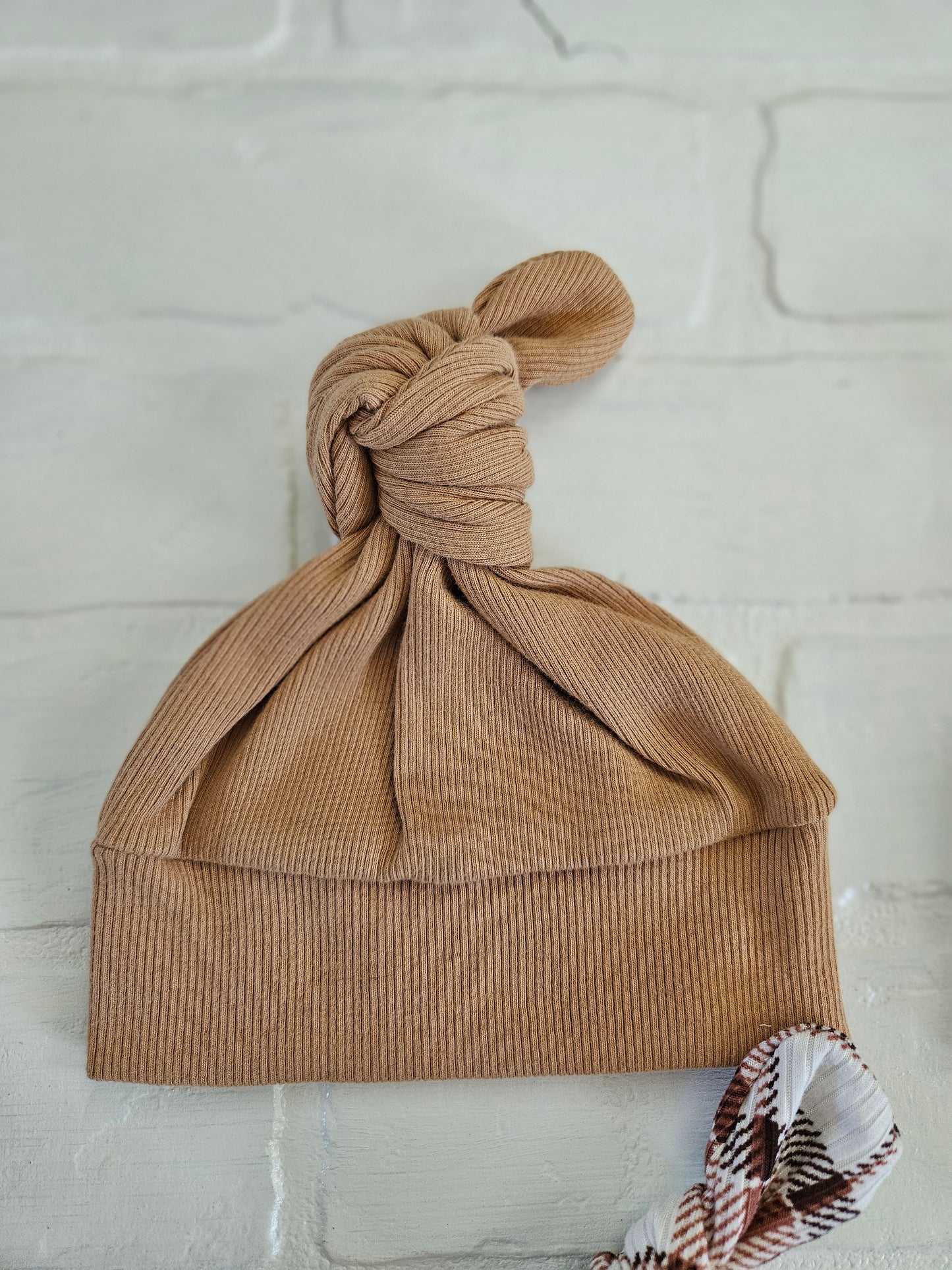 Newborn- Single Top Knot Hat