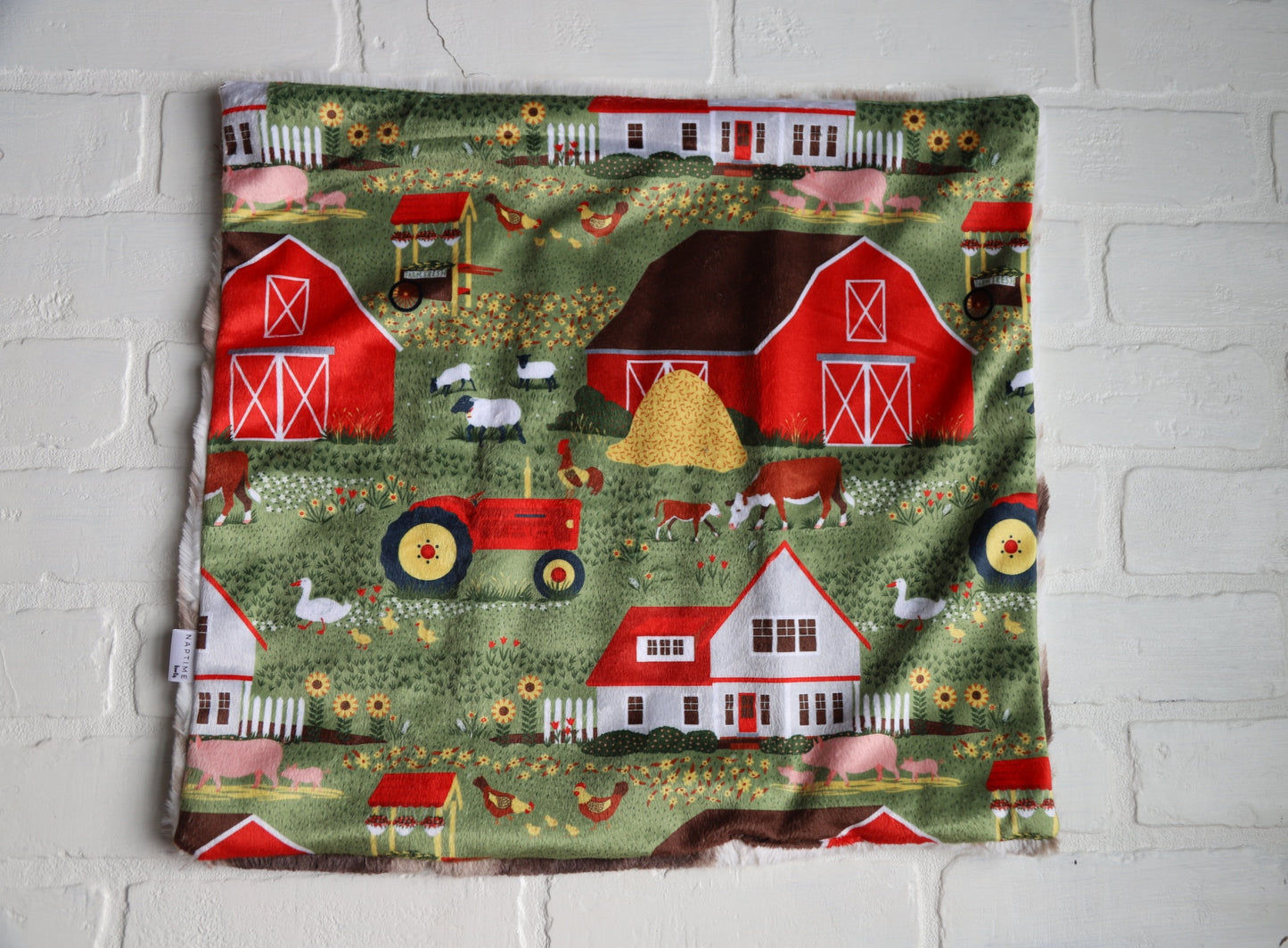 Classic Farm Homestead Lovey Blanket