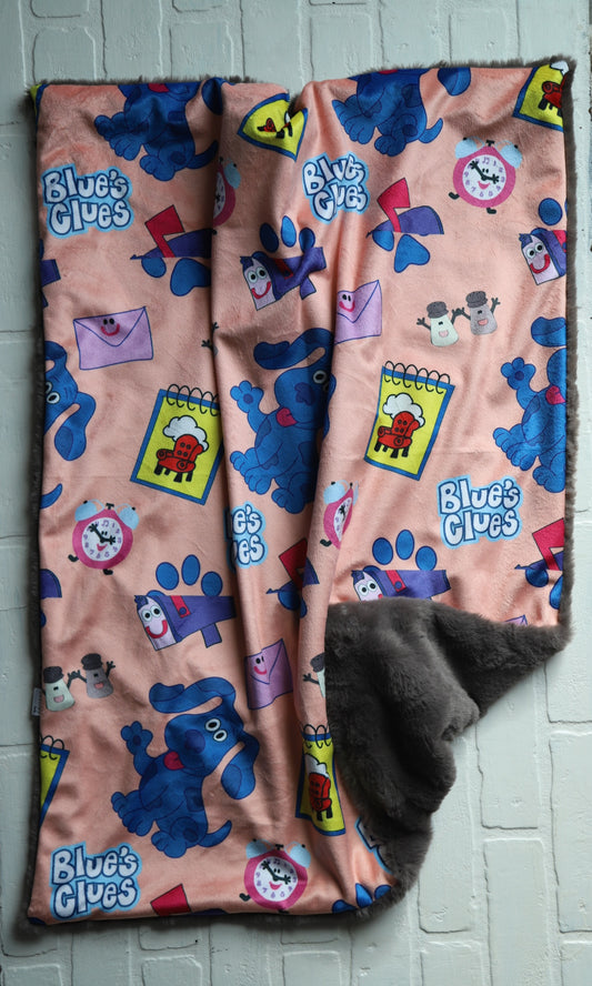 MISPRINT Blue Clue's XL Lovey Blanket (larger size)