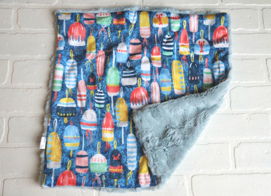 Nautical Buoy Lovey Blanket