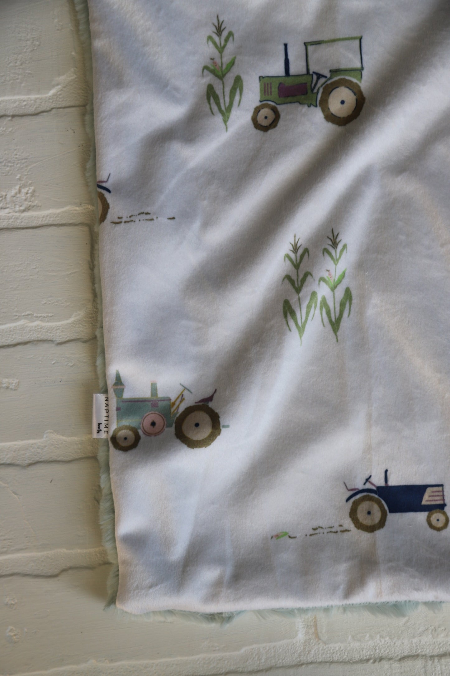 Simple Tractors Lovey Blanket