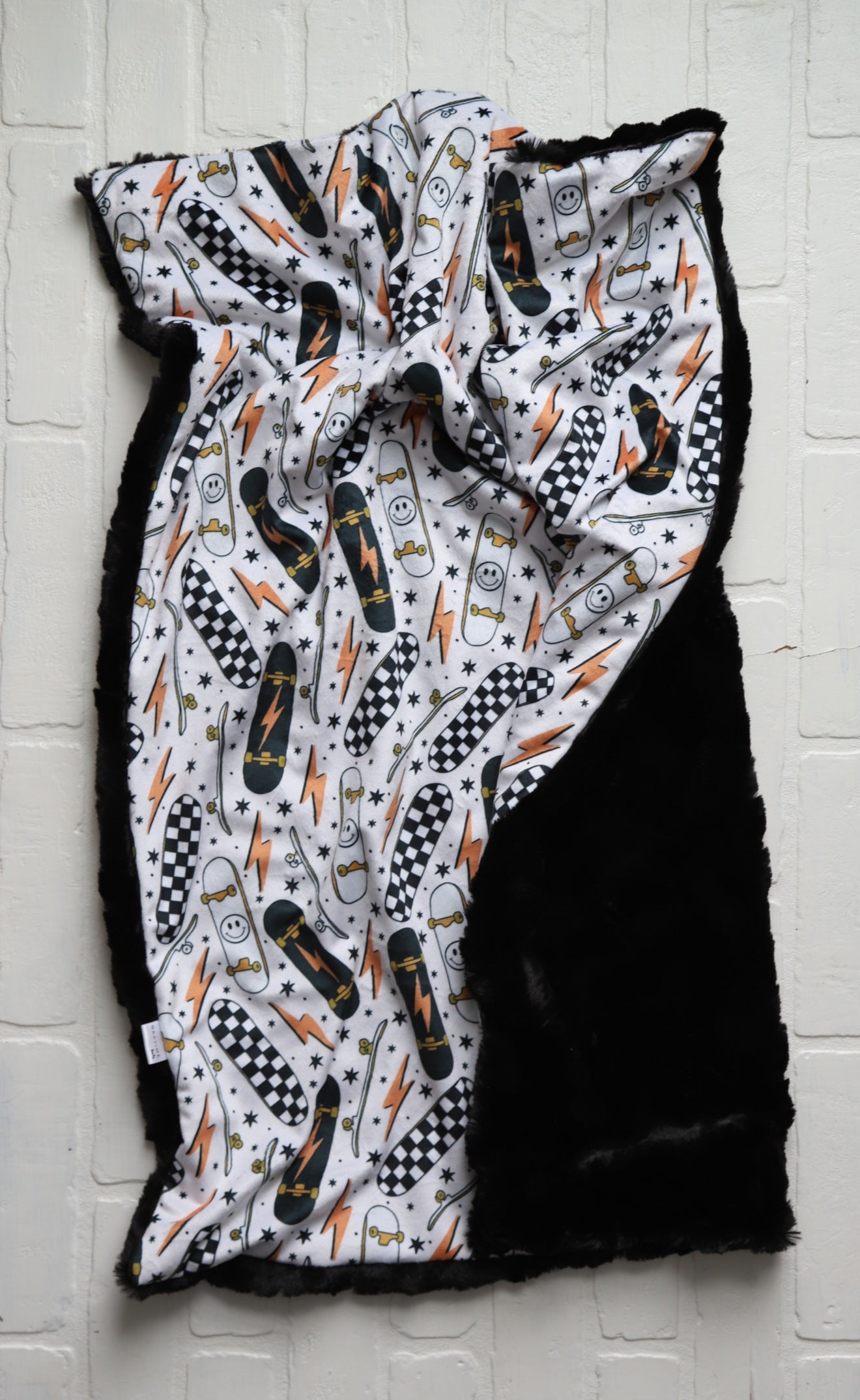 Retro Skateboard XL Lovey Blanket (larger size)