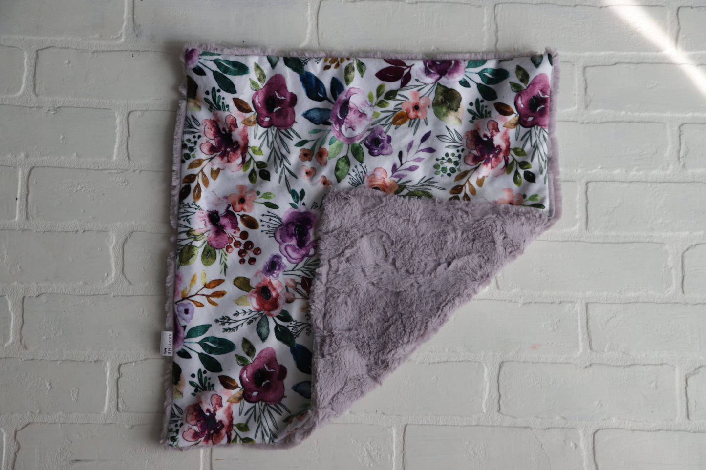 Purple Meadow Floral Lovey