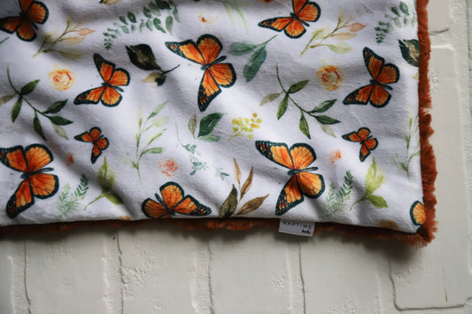 Monarch Butterfly Lovey Blanket