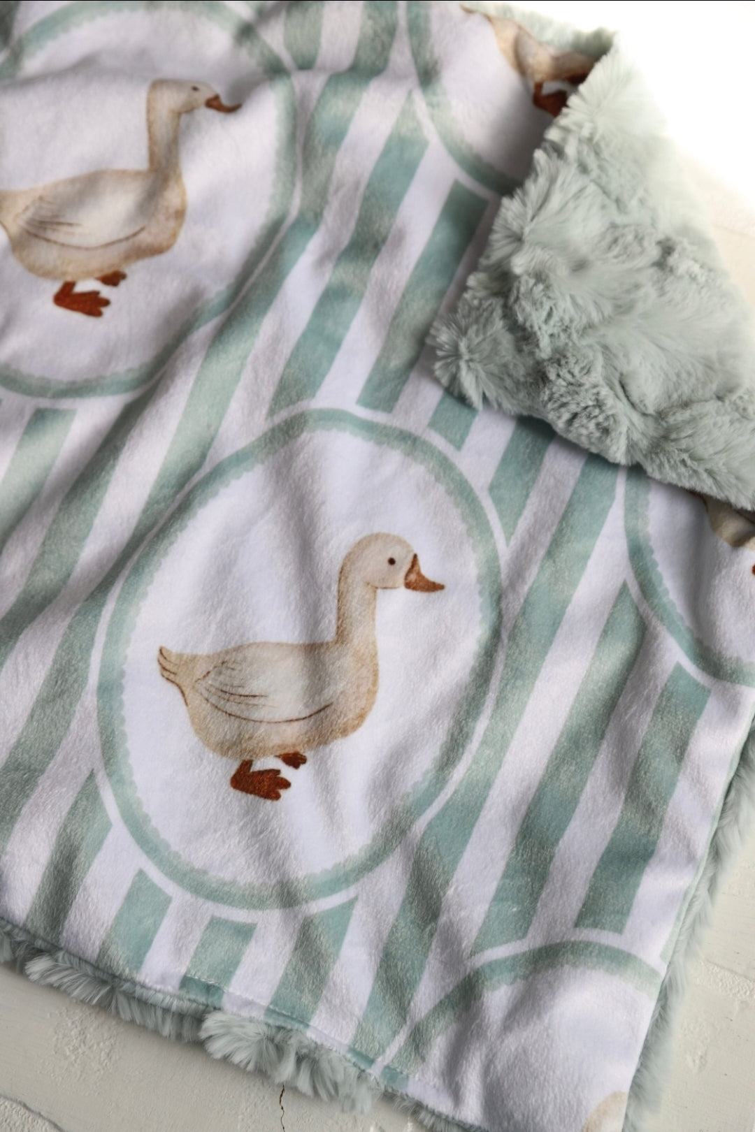 Goose Stripe Lovey