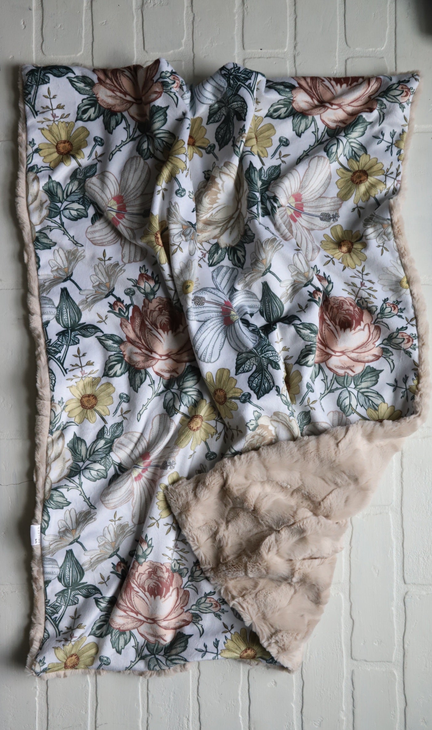 Camilla Floral XL Lovey Blanket (larger size)