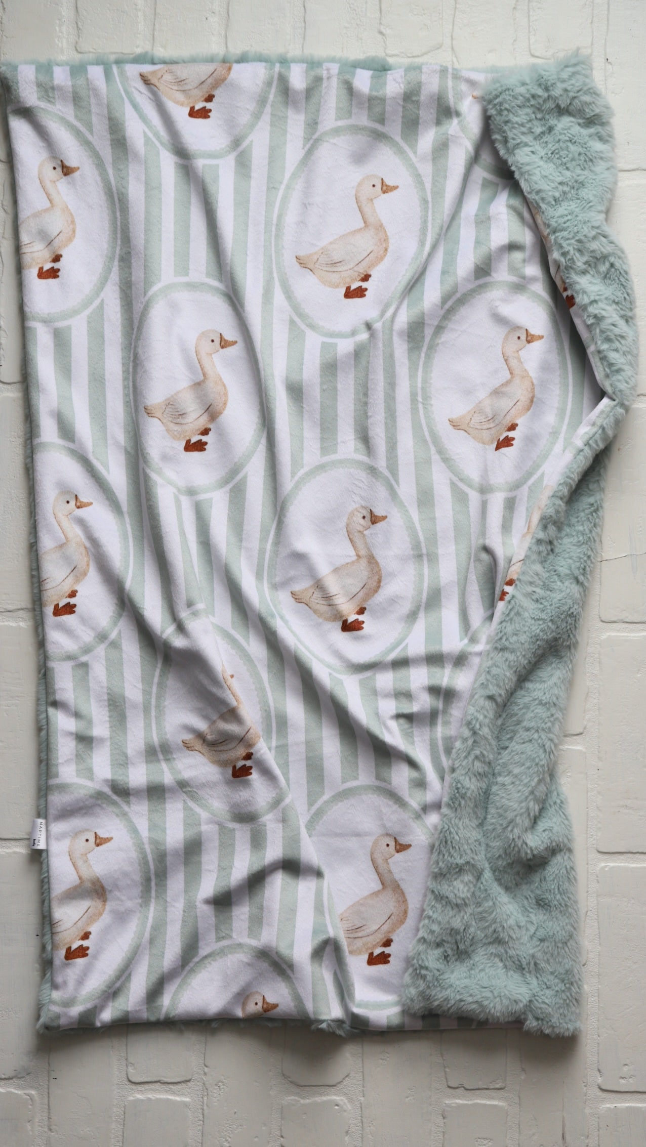 Goose Stripe XL Lovey Blanket (larger size)