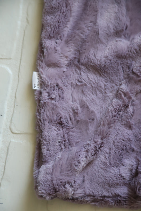 Double Sided Elderberry XL Lovey Blanket (larger size)