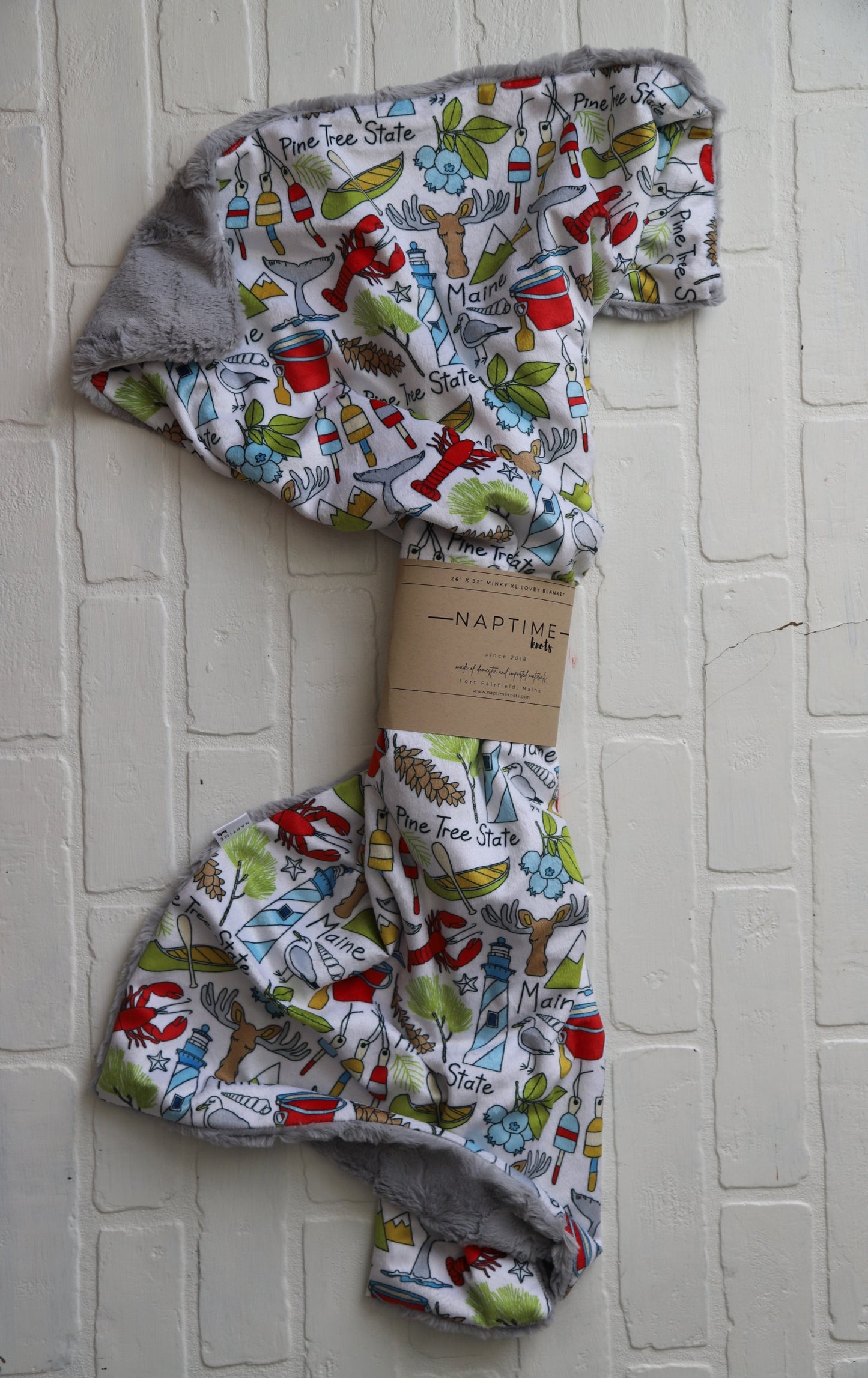 MAINE XL Lovey Blanket (larger size)