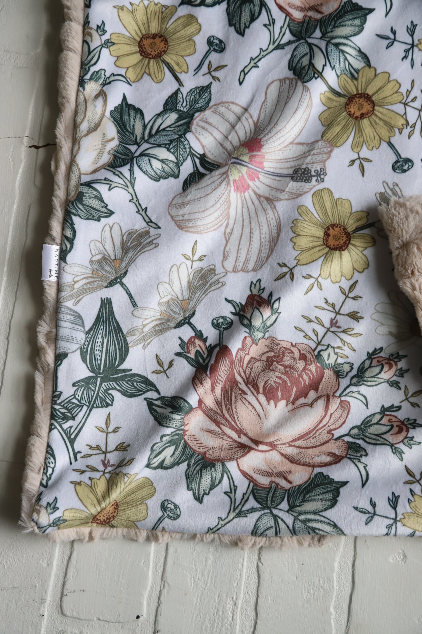 Camilla Floral XL Lovey Blanket (larger size)