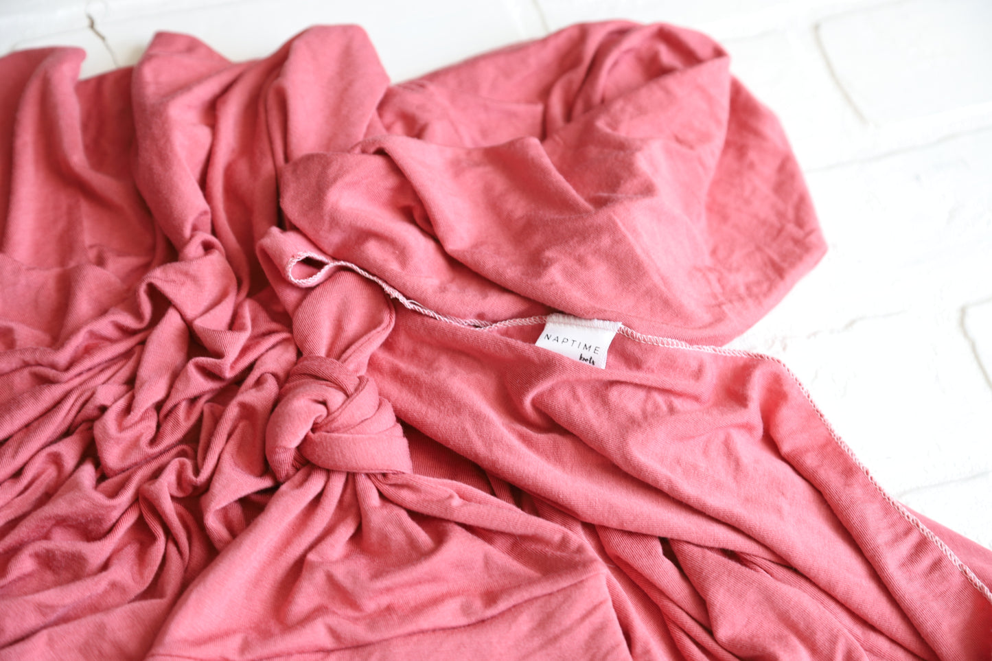 Coral Pink Hat/Swaddle Set