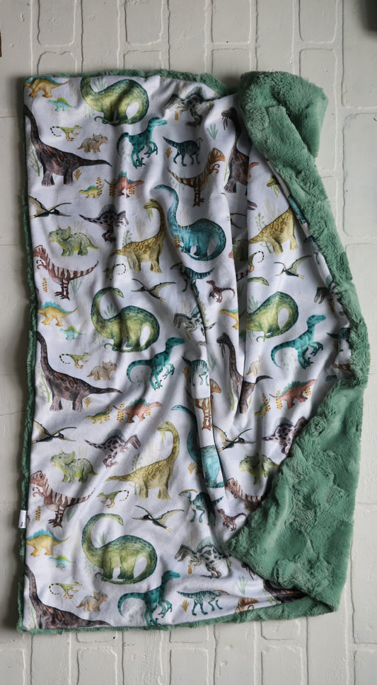 Dinosaur XL Lovey Blanket (larger size)
