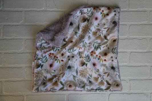 Woodland Meadow Purple Lovey Blanket