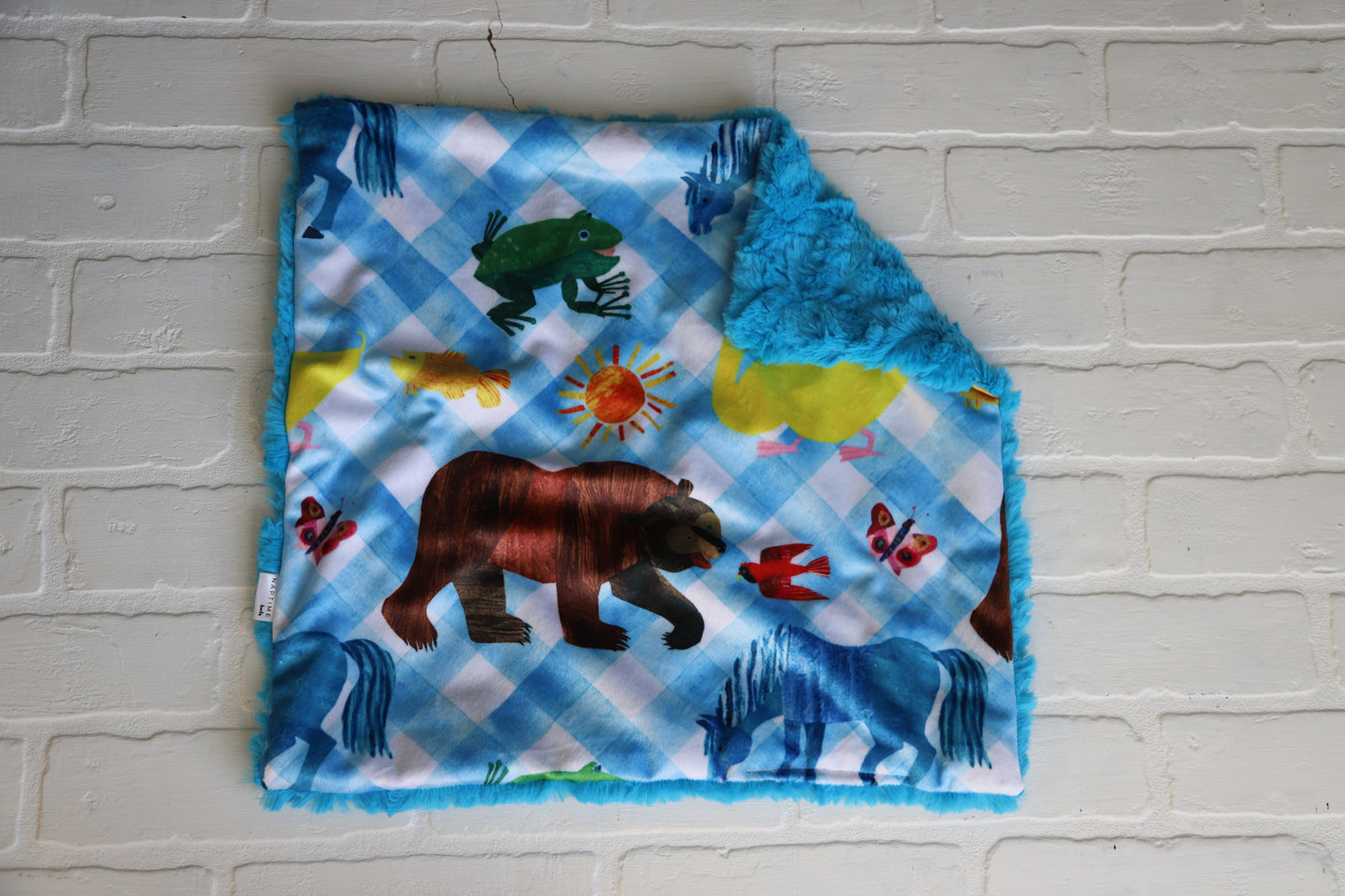 Brown Bear Lovey Blanket